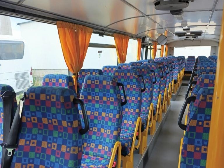 interier autobusu